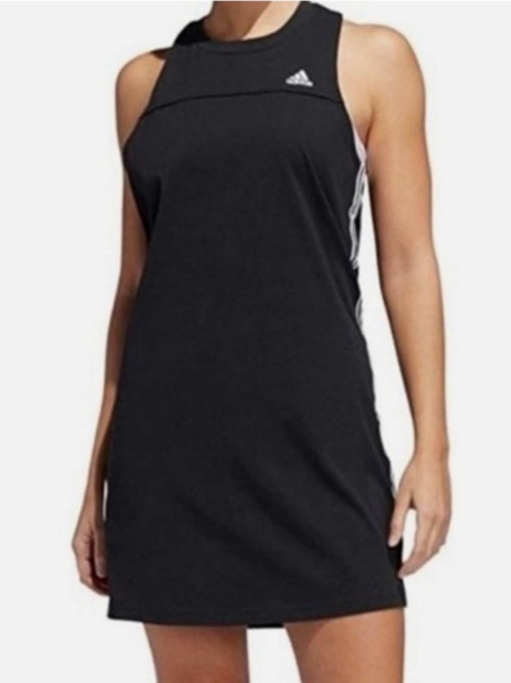 Adidas Black Changeover Racerback Sleeveless Athleisure Dress
